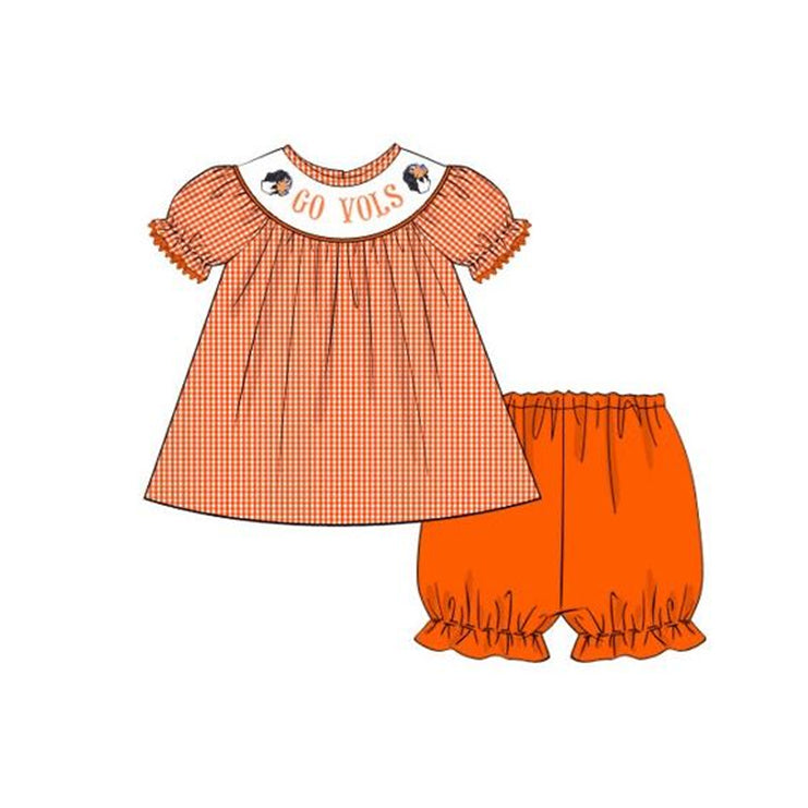 baby girls university football team custom outfit