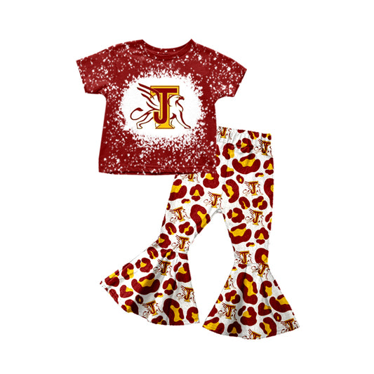 baby girls  school clothes bell bottoms outfit