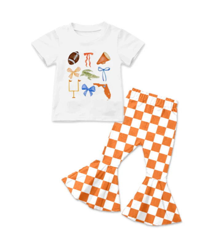 Toddle kids college team design outfit