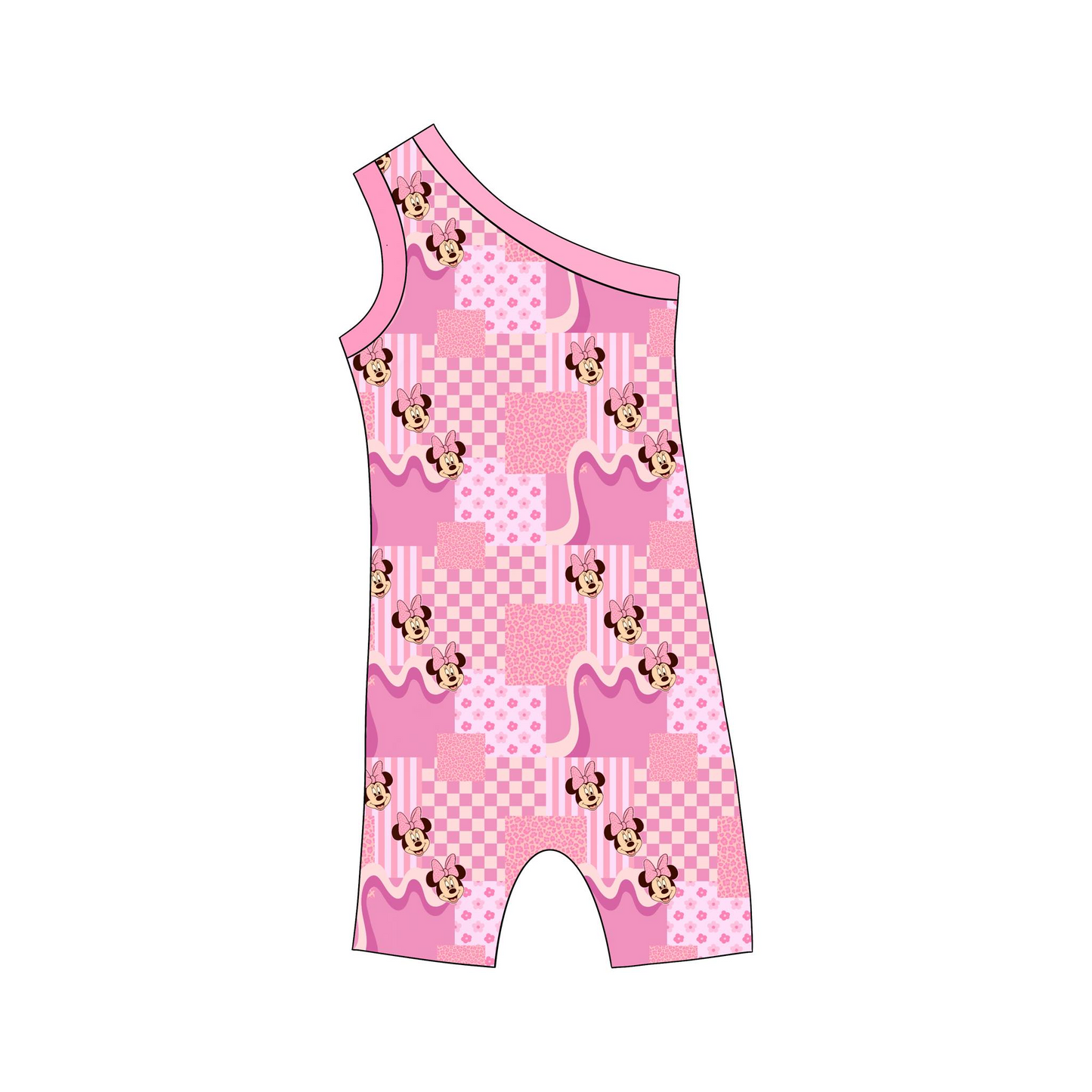 baby girls cartoon design romper