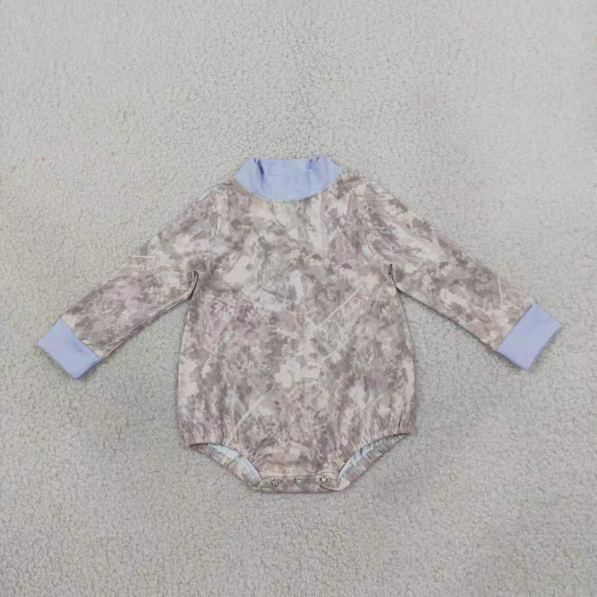 Camouflage print toddle baby boy long sleeve yoga romper