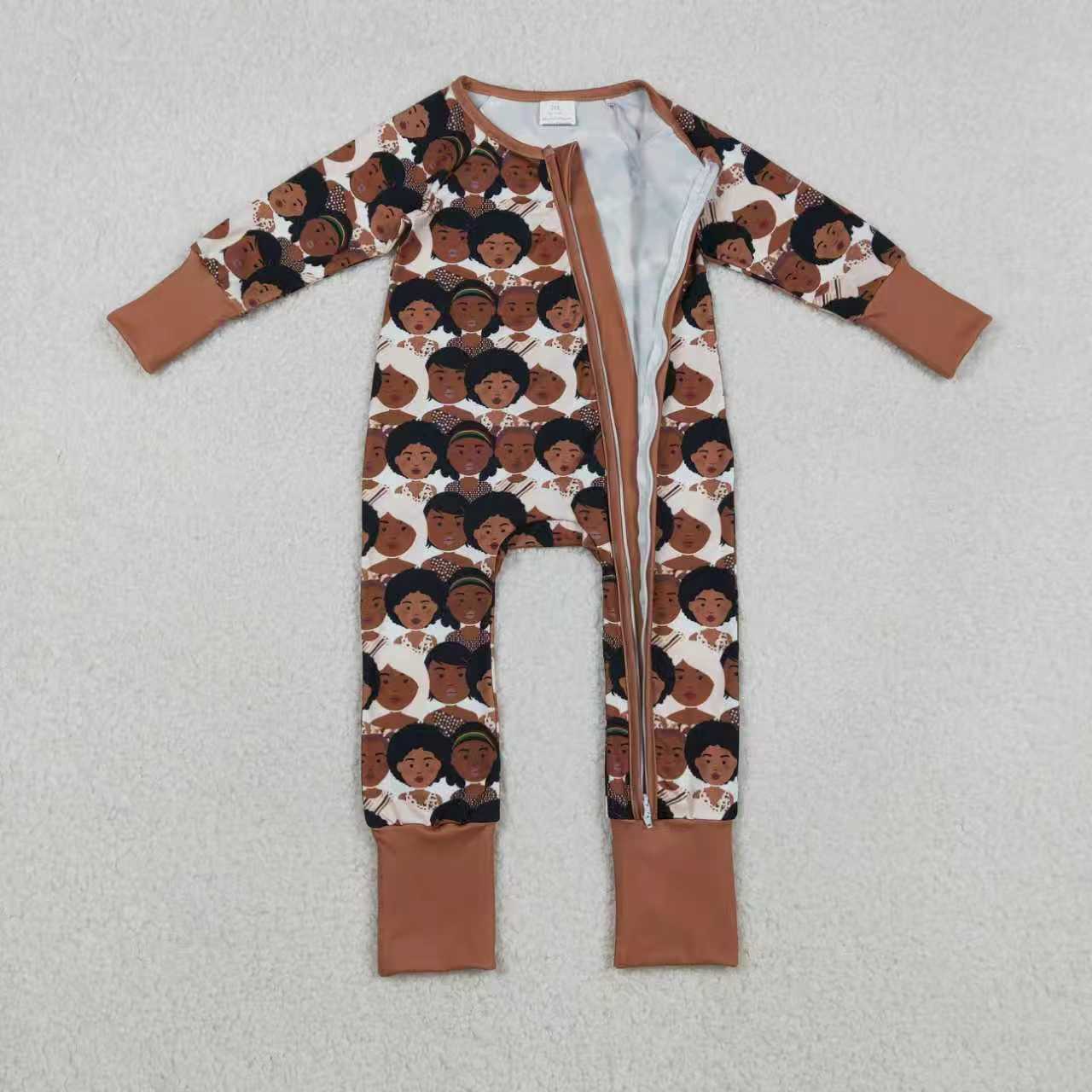 Black history kids baby girl long sleeve outfit