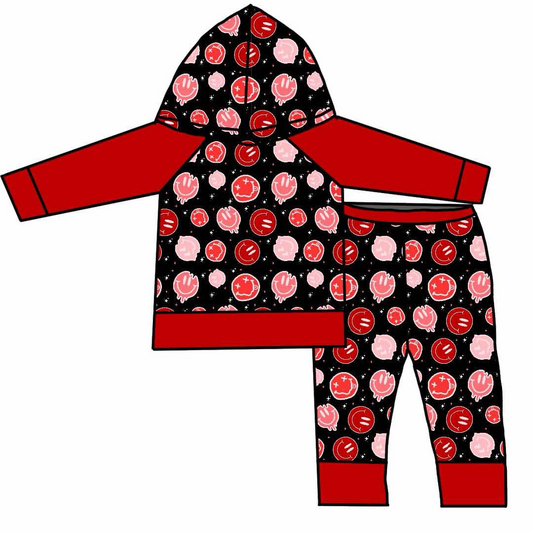 baby boy smile face valentines day outfit