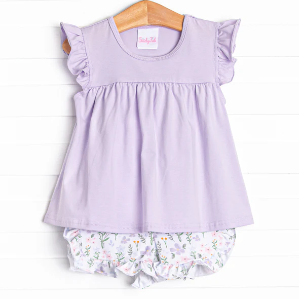 wholesale lavender floral summer clothes