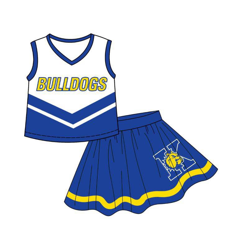 toddle girls cheer team skirt set