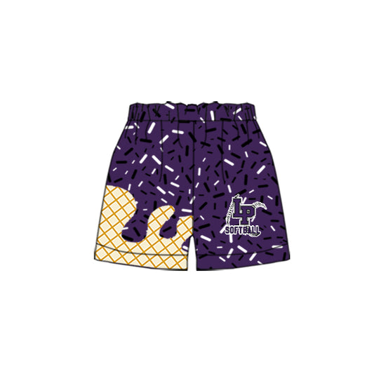 Adult kids design custom team summer shorts