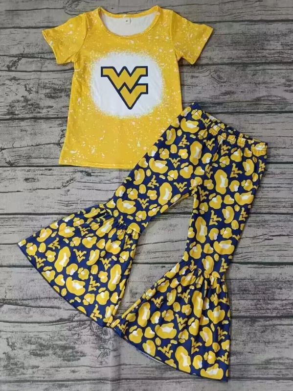 baby girl college team design outfit