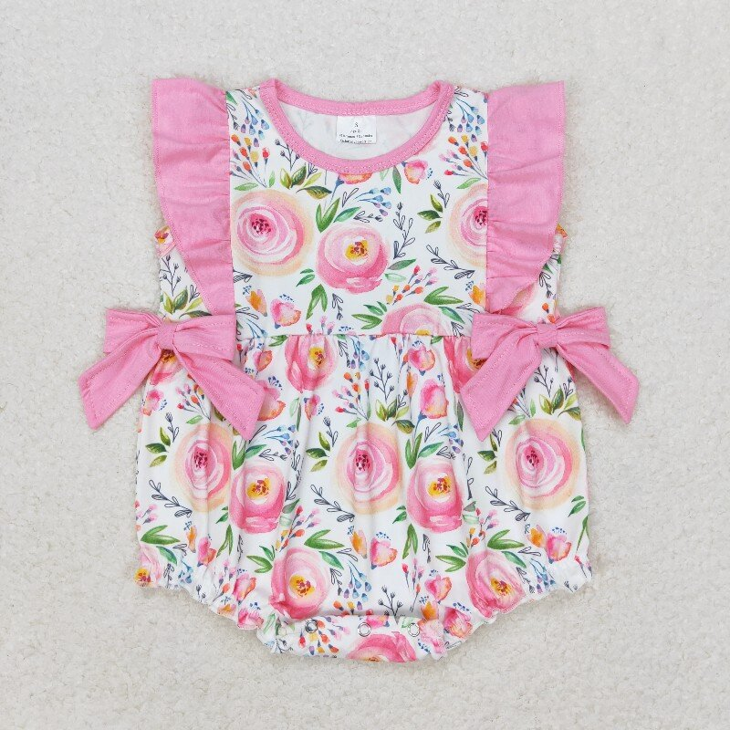 best sister infant baby girls pink floral boutique clothes