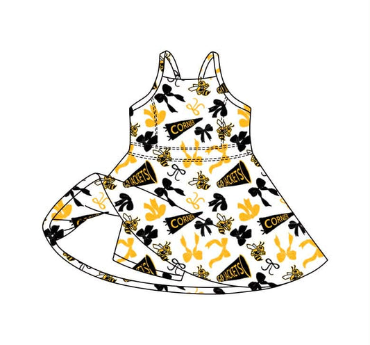 wholesale kids clothes custom active wear team design dress for Ara