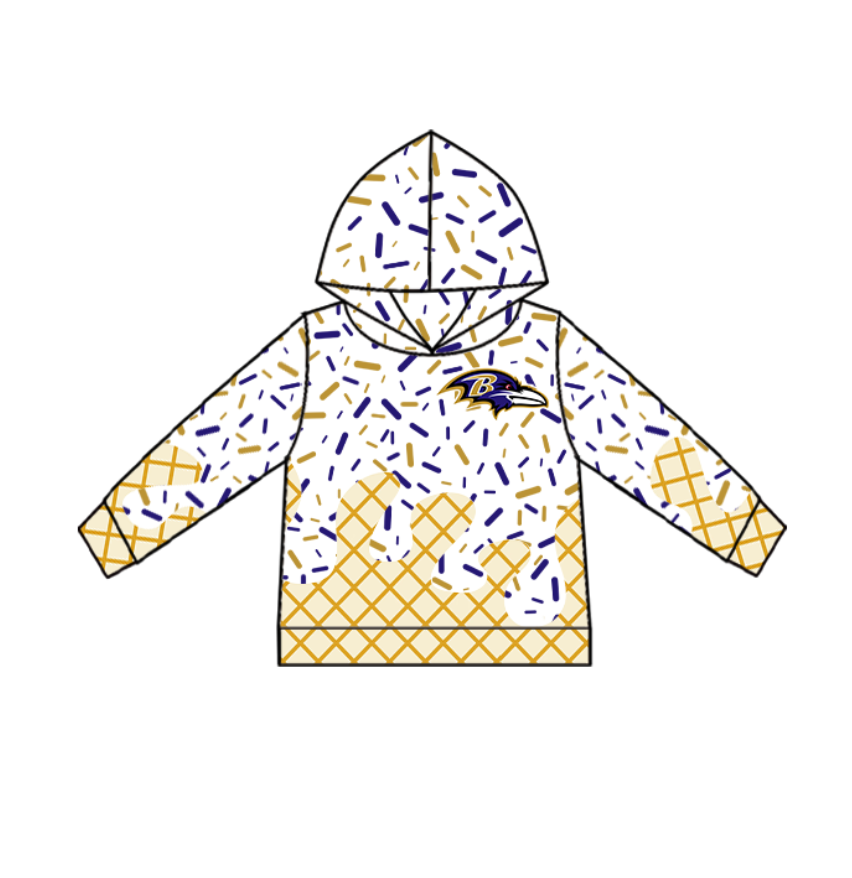 baby boy long sleeve custom team hoodie top