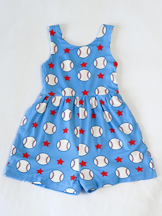 toddle girls baseball summer jumpsuit wholesale factory price