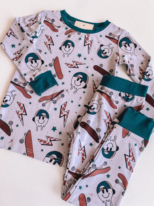 wholesale kids baby long sleeve pajama set