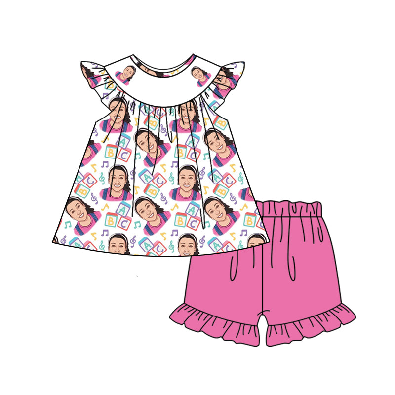 baby  girls teacher design custom outfit