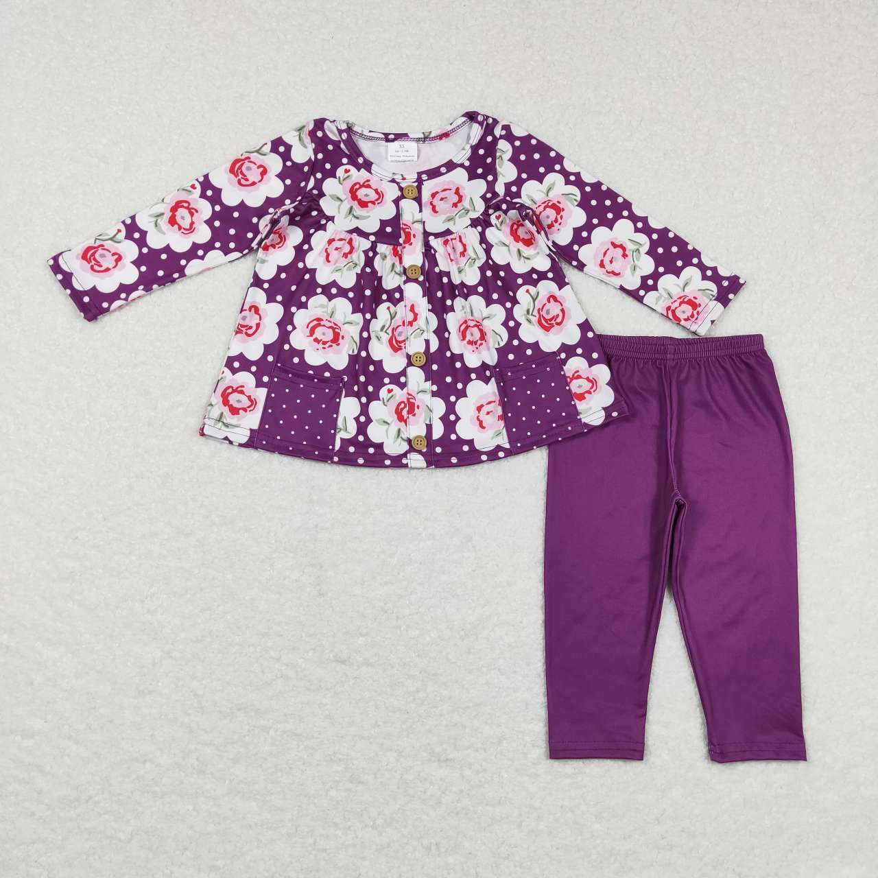 best sister Baby girls floral boutique floral clothes outfit