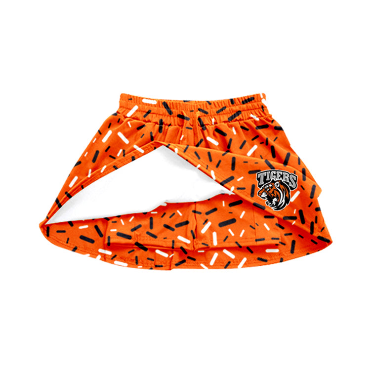 Adult women custom tiger team summer skort