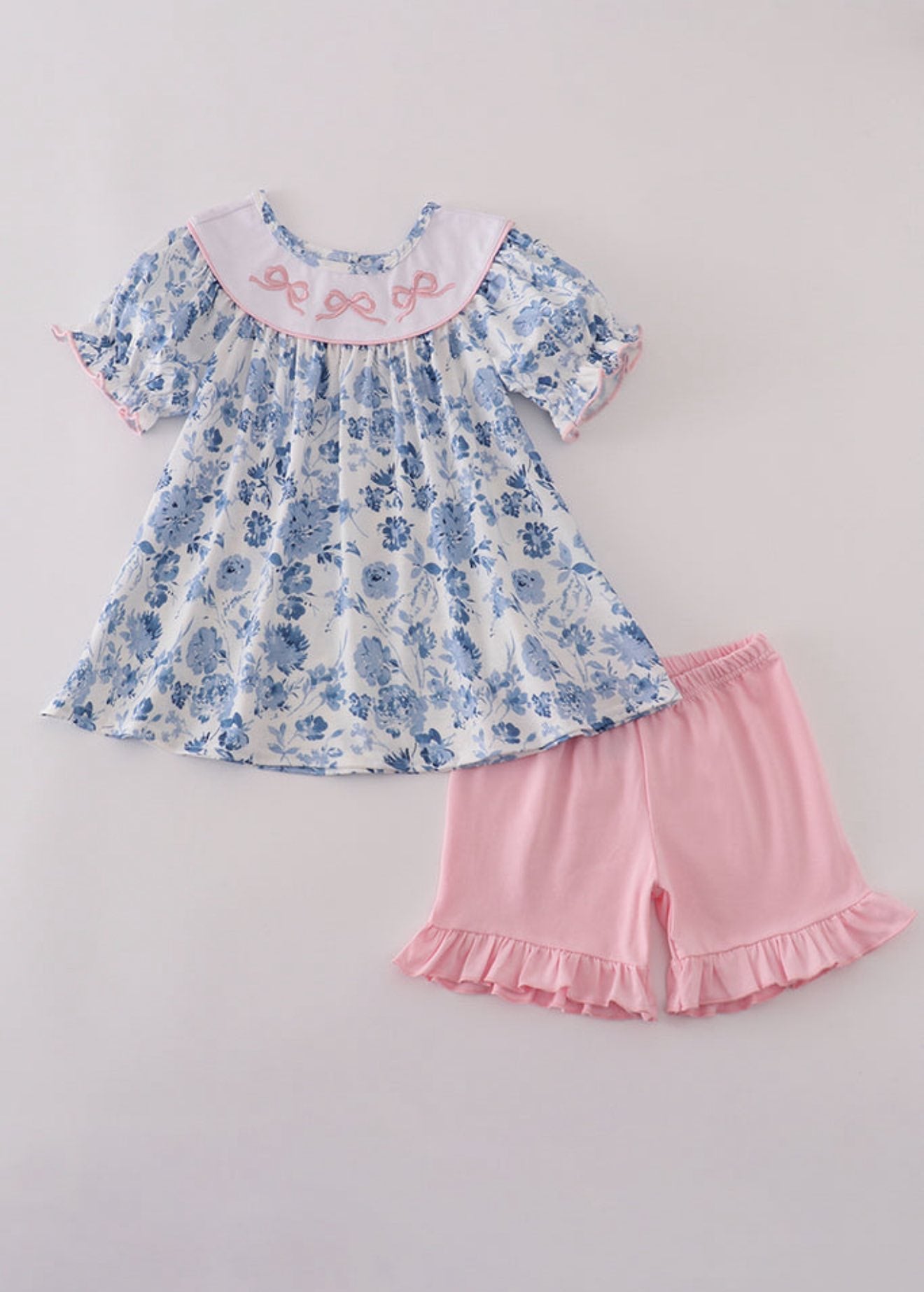 Toddle girl wholesale summer short set