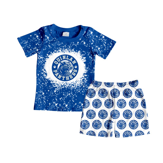 baby boy short sleeve custom team clothes