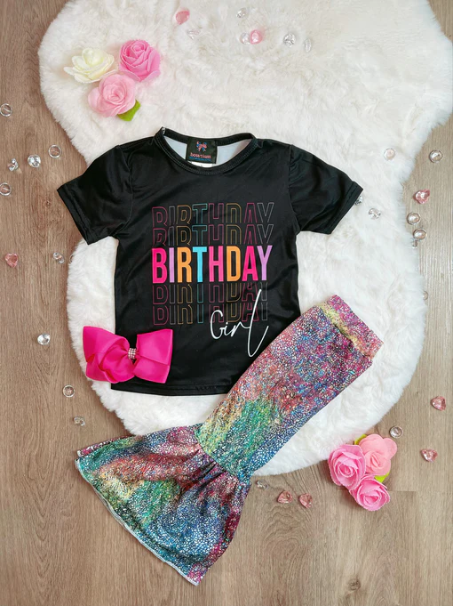 Happy birthday girls outfit