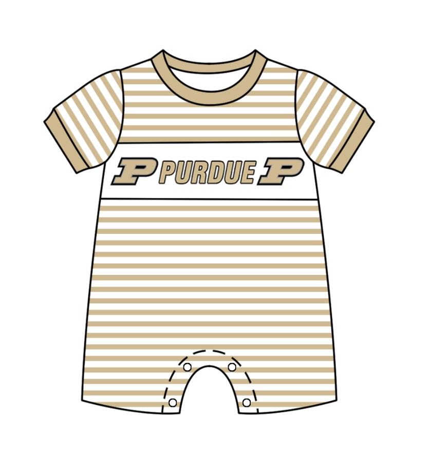 baby boy college team romper