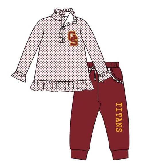 baby boy team design long sleeve outfit