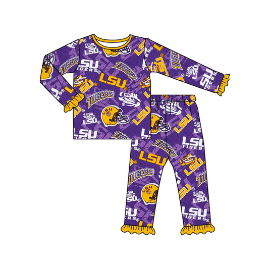 baby girl college team design outfit