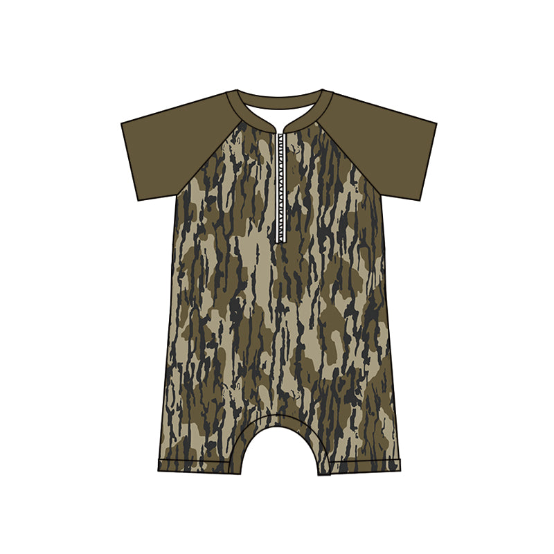 baby boy one piece camo summer bathing suit