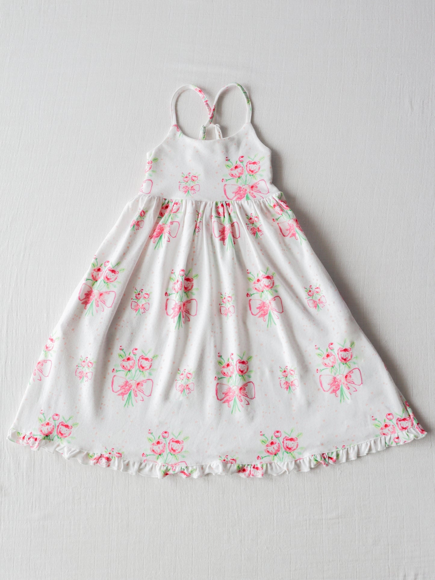 Baby girl wholesale floral boutique dress