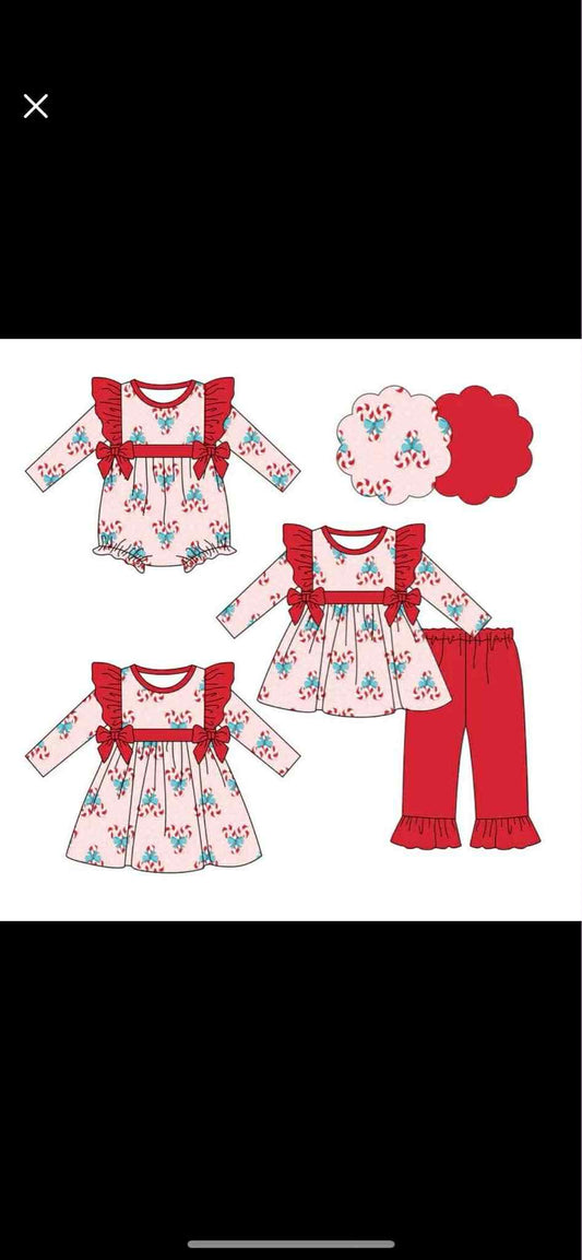 Christmas design matching outfit  wholesal factory price