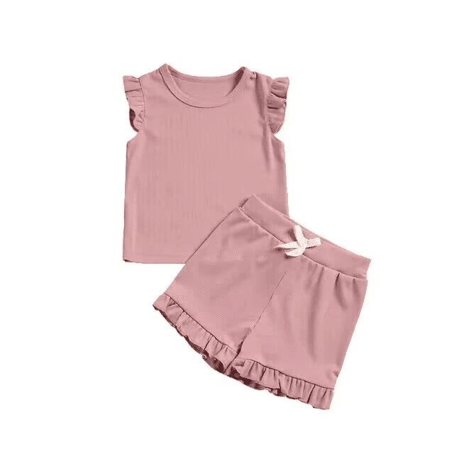 infant baby girls summer outfit