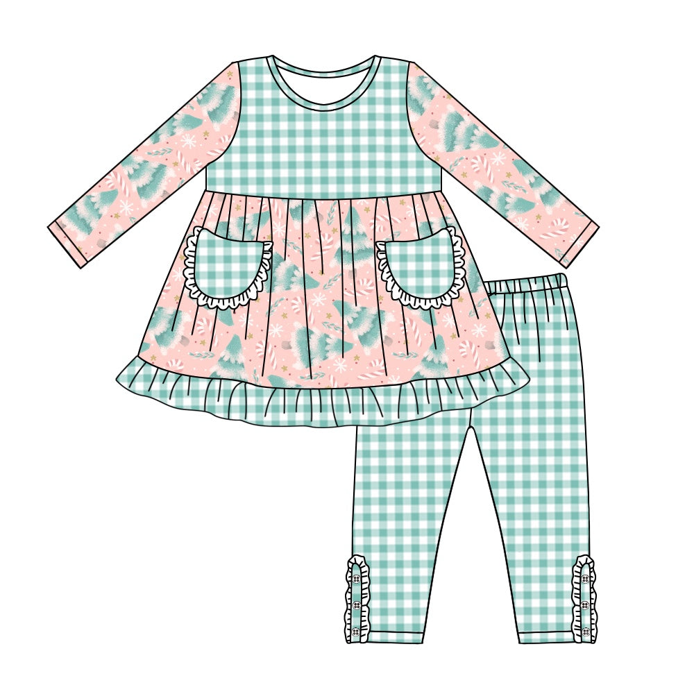 baby girls fall winter christmas clothing set