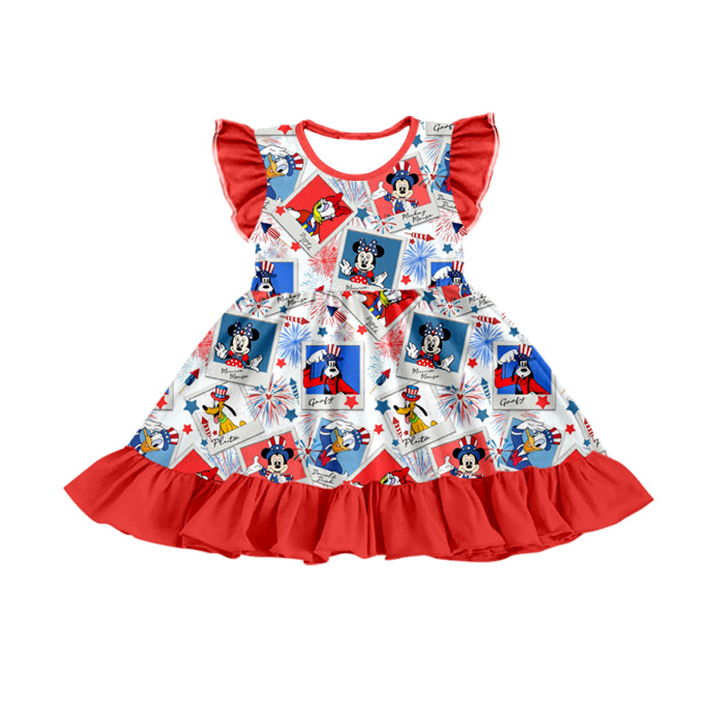 baby july 4th cartoon dress
