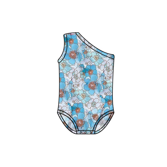 baby girls one piece summer bathing suit