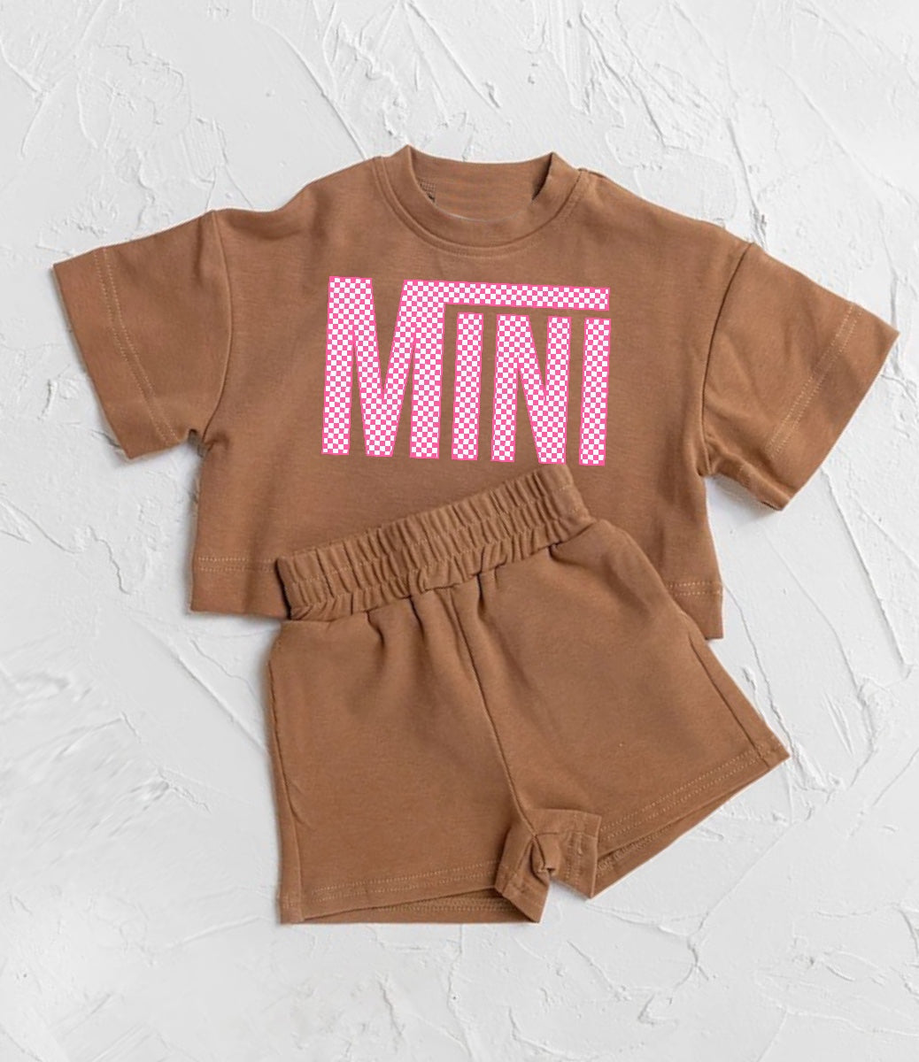 baby girl mini letter summer fashion clothes