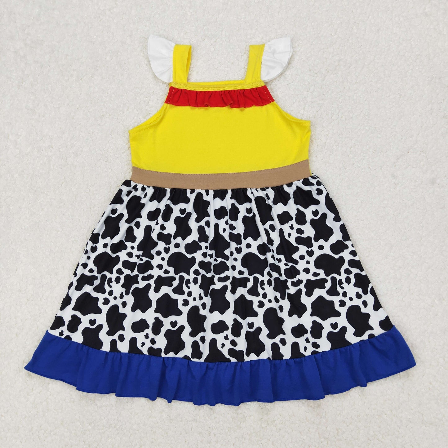 Little girls princess cartoon summer dress
