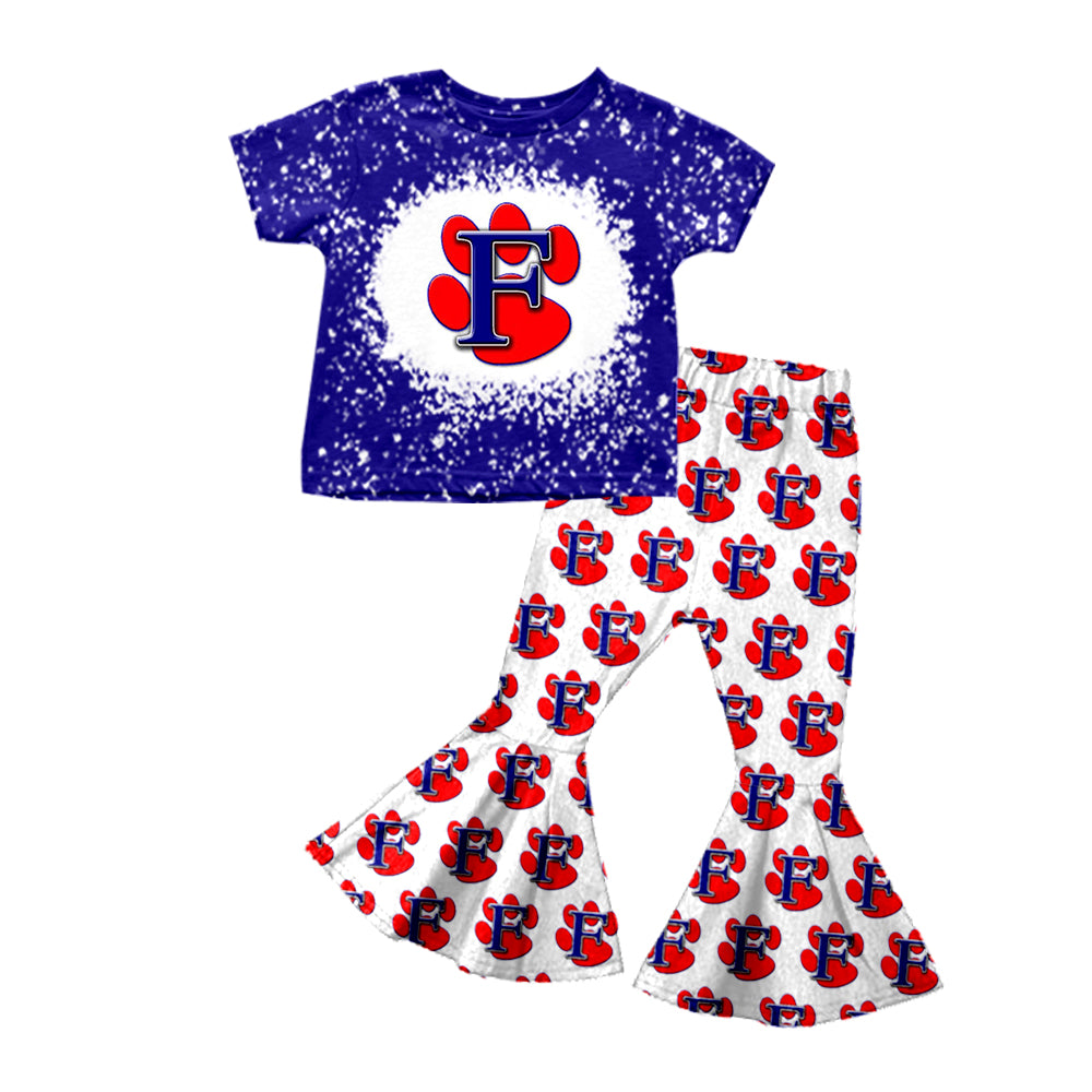baby girls custom teams clothing set
