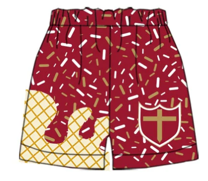 toddle baby boy custom team shorts