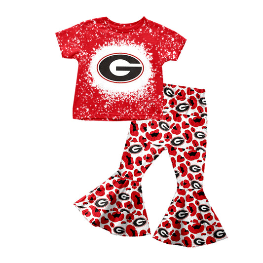 baby girl college team design outfit