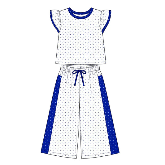 Toddle kids girls custom design short sleeve outfit