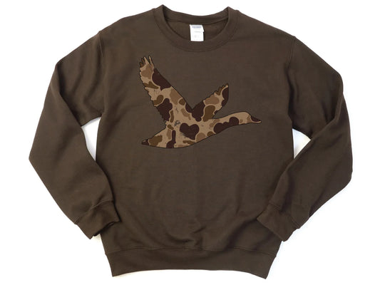 Adult Camouflage duck long sleeve boutique top