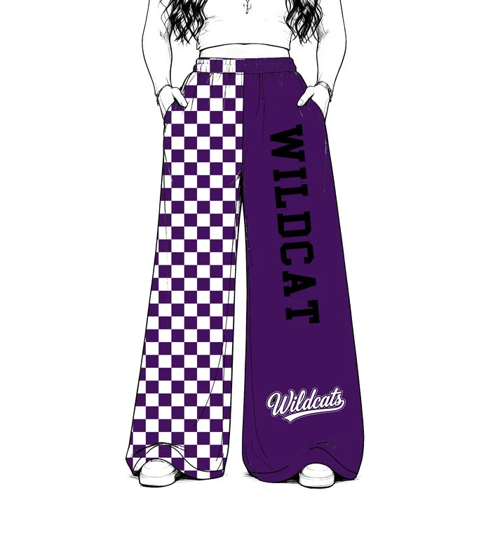 Baby girls custom wildcat team leopard design milk silk leggings pants