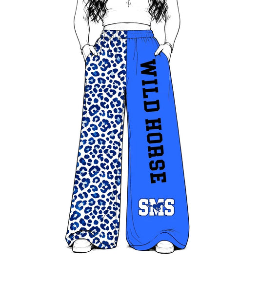 Baby girls custom wild horse team leopard design milk silk leggings pants