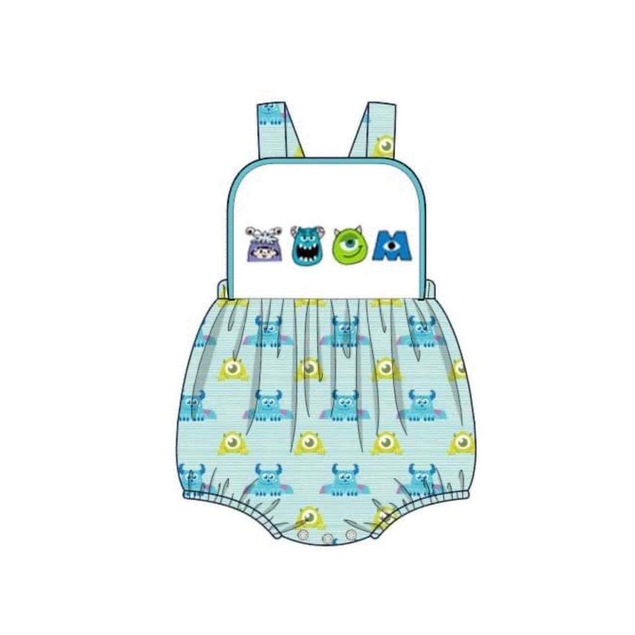 toddle baby boy cartoon romper