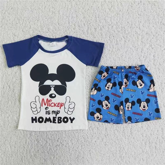 Boy summer short set