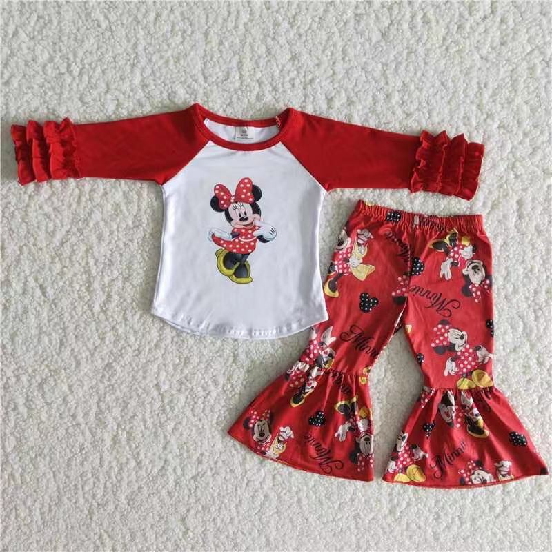 Red cartoon long outfits