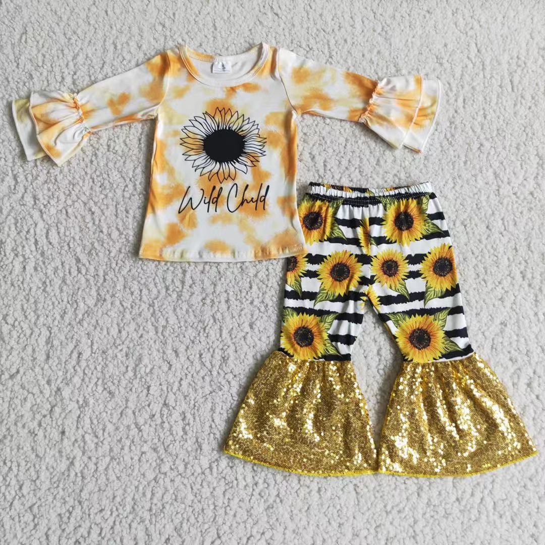 yellow wild child sunflower outfit