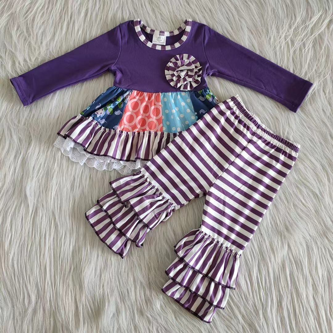 baby girls purple outfit