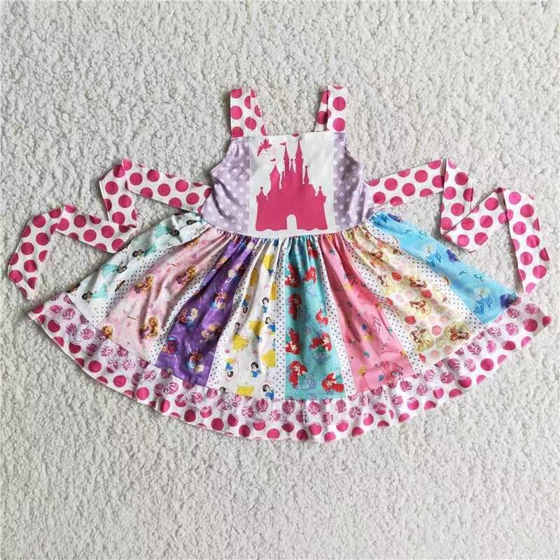 Baby girls castle twirl dress