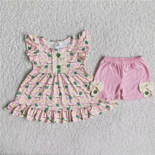 Gilrs summer 2pcs short set