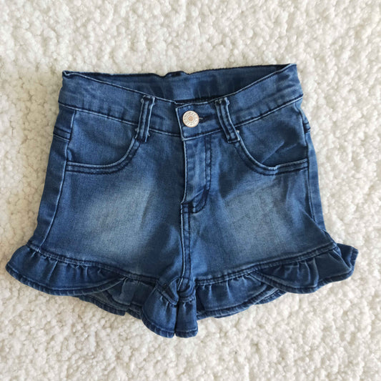 Baby girls  blue denim shorts