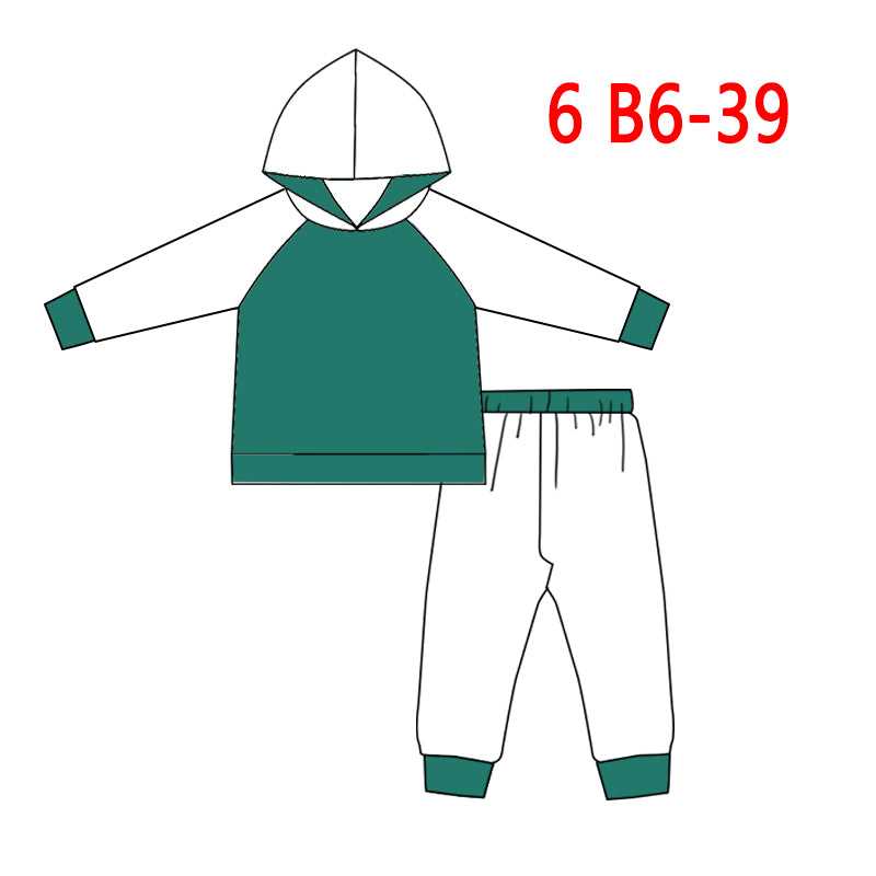 baby boys Christmas cartoon hoodie set  6 B6-39